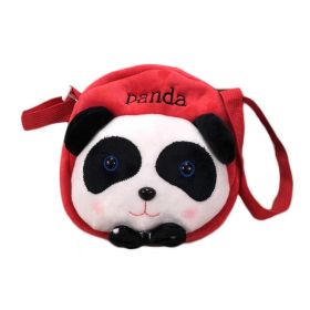 Red Panda Kids Backpack Cute Plush Crossbody Bag Snack Bag Go Out Decor Small Bag