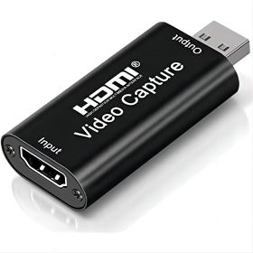4K HDMI Video Capture Card; Camera Link Card Game Capture Card Audio Capture Adapter HDMI To USB 2.0 Recording Capture Device For Streaming Media