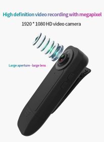 A18 New Wearable HD 1080P Min Camera Video Recorder With Night Vision Motion Detection Small Security Cam For Home Outside Camcorder built in 32GB