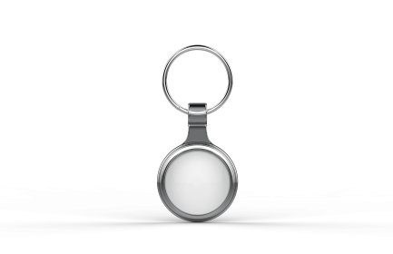 Bluetooth anti-loss device mobile phone key locator bidirectional finder Doodle chip intelligent products-WHITE