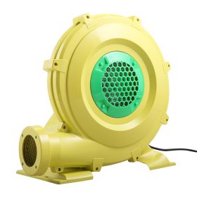 950W Electric Air Blower, Pump Fan for Inflatable Bounce House, Water Slides, Bouncy Castle, Yellow and Green