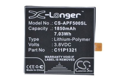1850mAh Battery - CS-APF500SL / Li-Polymer / Volts: 3.8