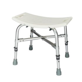 FCH Medical Bathroom Safety Shower Tub Heavy Duty Aluminium Alloy Bath Chair Bench White