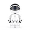 1pc Mini Robot 1080P Wifi IP Camera; Indoor Dome; Auto Body Tracking; Baby Monitor; Night Vision; Mobile Remote; View Security CCTV Camera